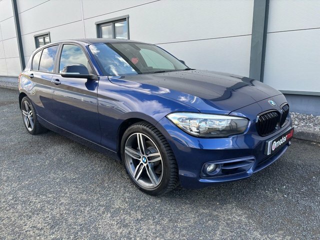 BMW 1 Series 2.0 118D Sport Hatchback Euro 6 WJ66ONW Blue #4