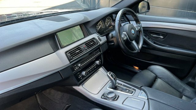 BMW 5 Series 2.0 528I M Sport Saloon Euro 6 S Black #3