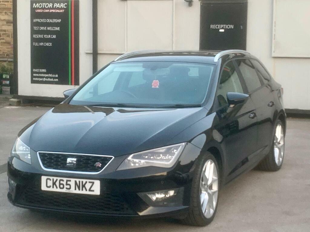 Seat Leon 2.0 Tdi Cr Fr Sport Tourer Euro 5 S S Black #3