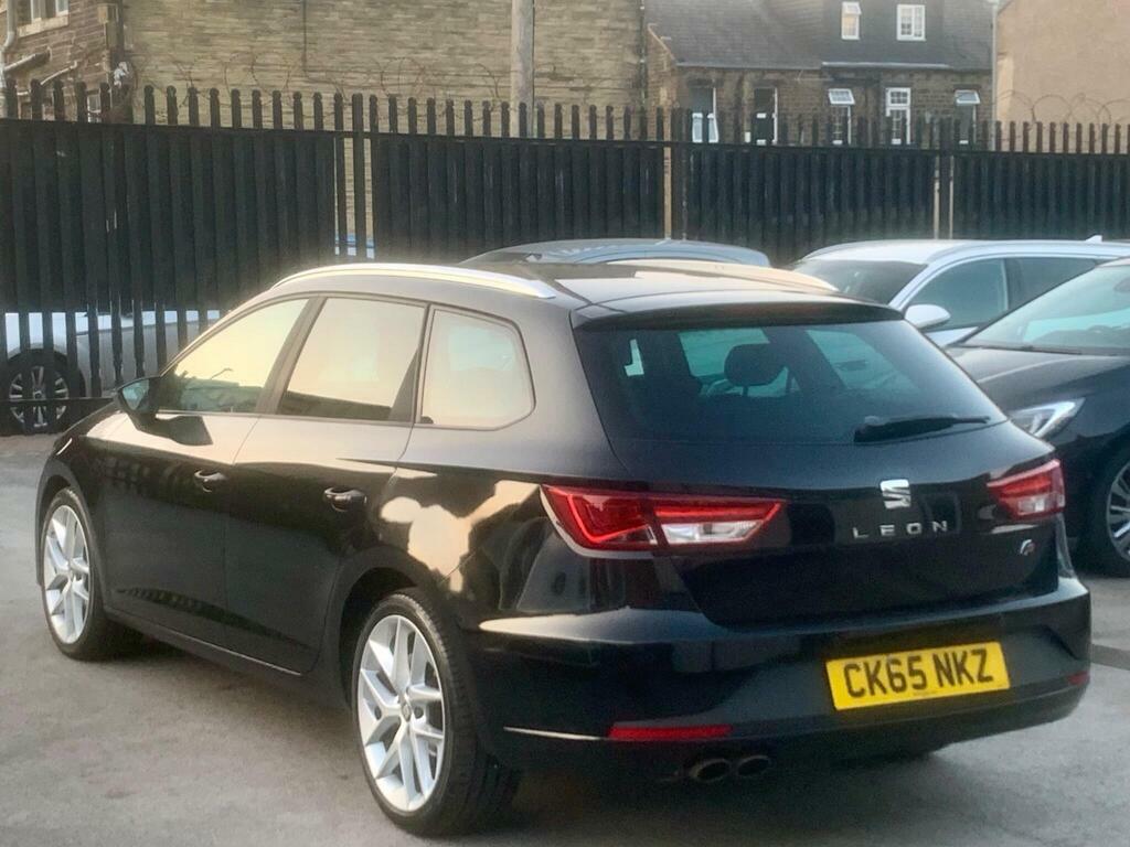 Seat Leon 2.0 Tdi Cr Fr Sport Tourer Euro 5 S S Black #6