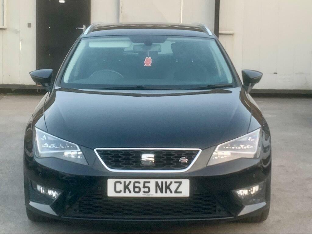 Seat Leon 2.0 Tdi Cr Fr Sport Tourer Euro 5 S S Black #2