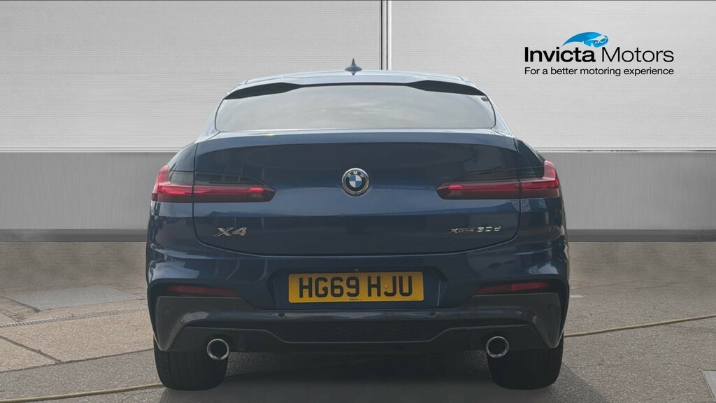 BMW X4 30D Xdrive M Sport HG69HJU Blue #4
