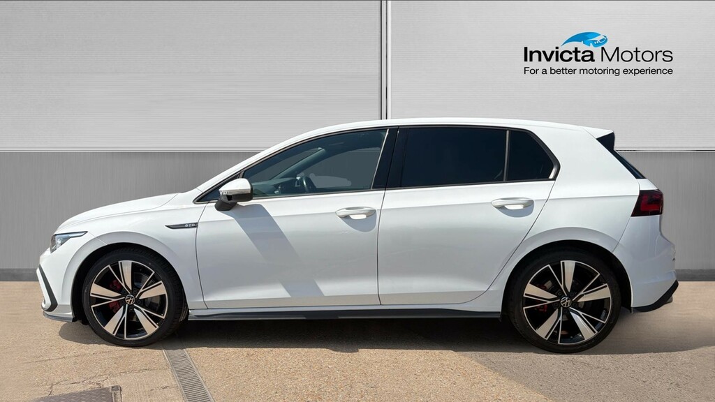 Volkswagen Golf Gtd White #6