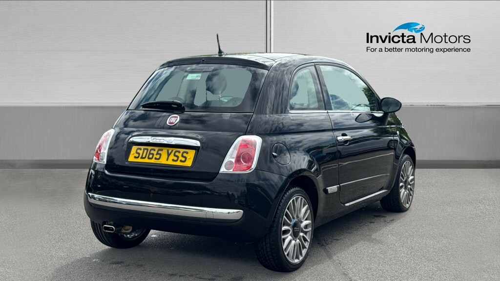 Fiat 500 Lounge Black #3