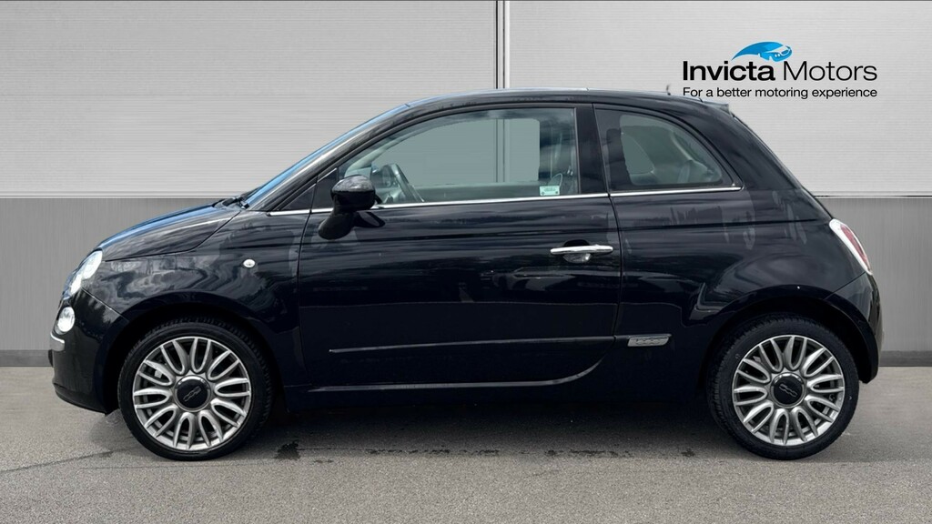 Fiat 500 Lounge Black #6