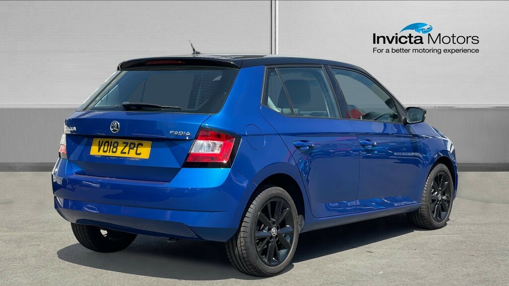 Skoda Fabia Hatchback VO18ZPC Blue #3