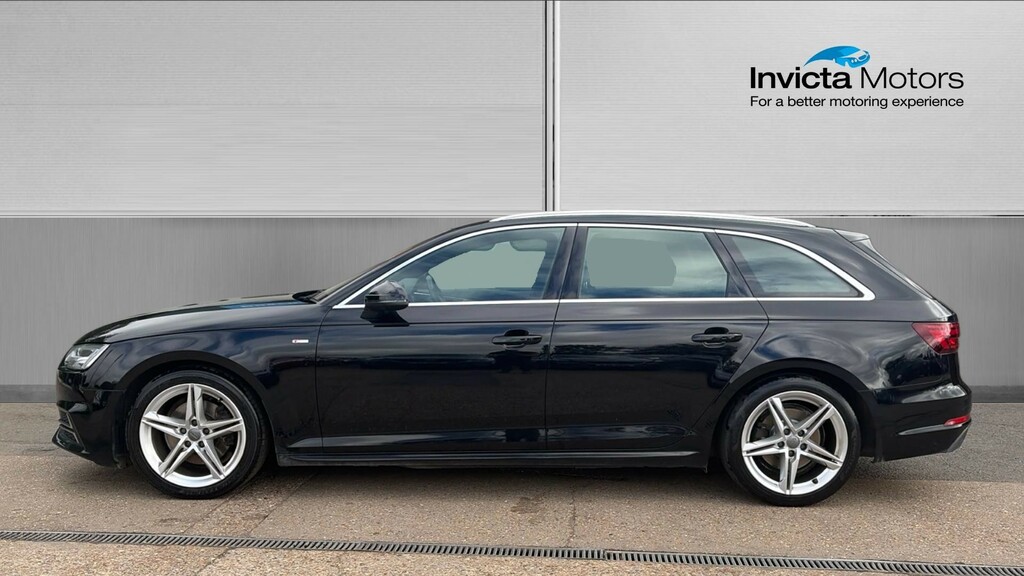 Audi A4 S Line Estate BD18OYP Black #6
