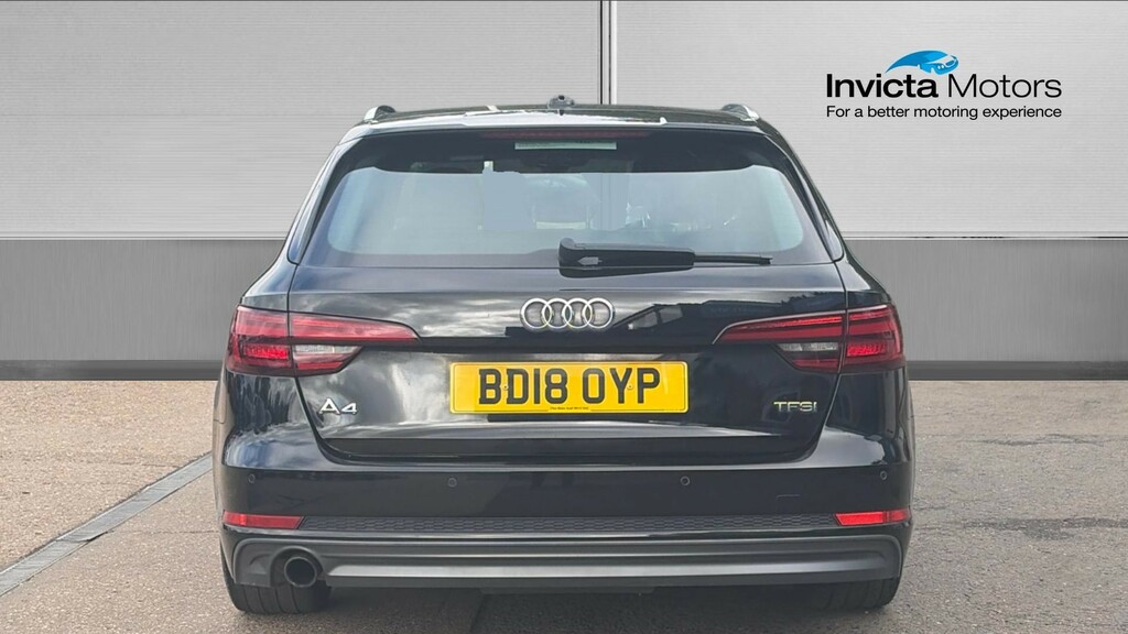 Audi A4 S Line Estate BD18OYP Black #4