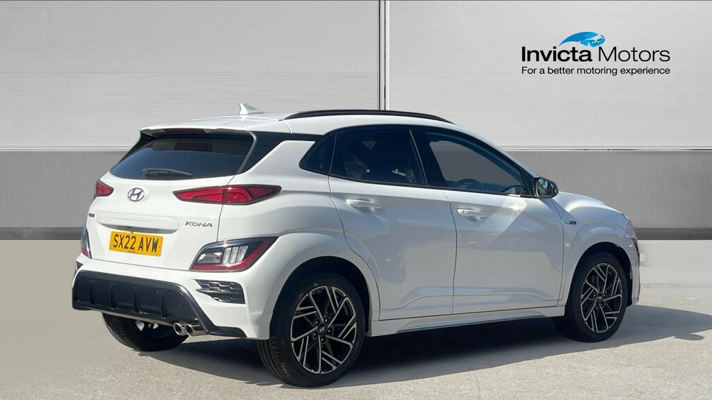 Hyundai Kona N Line SX22AVW White #3