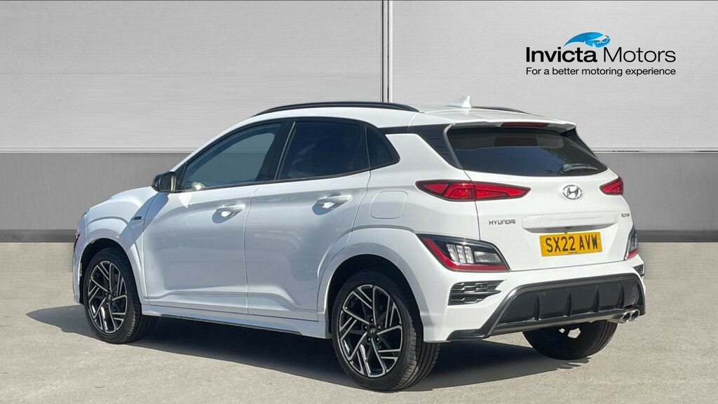 Hyundai Kona N Line SX22AVW White #5