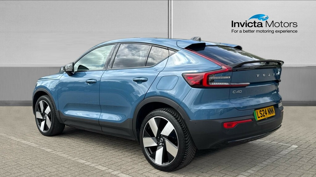 Volvo C40 Recharge Twin Ultimate Awd Blue #5