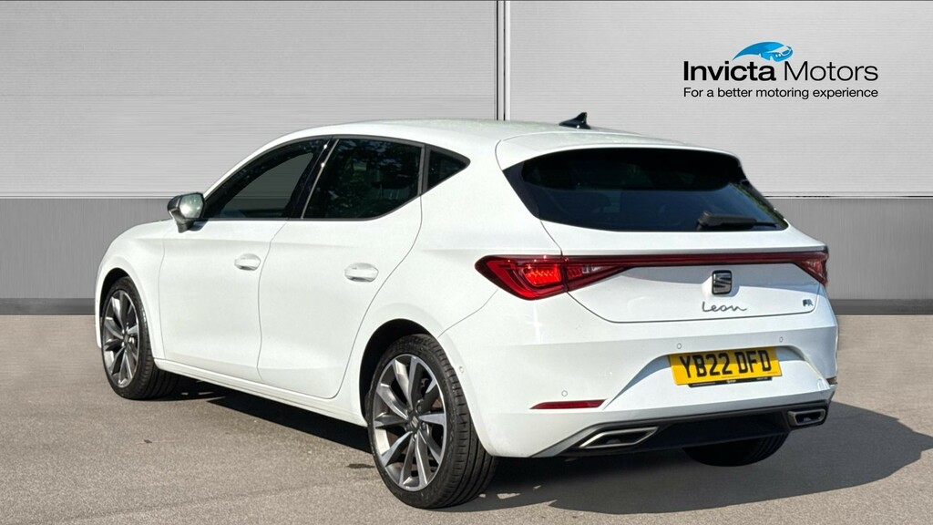Seat Leon Fr Sport White #5