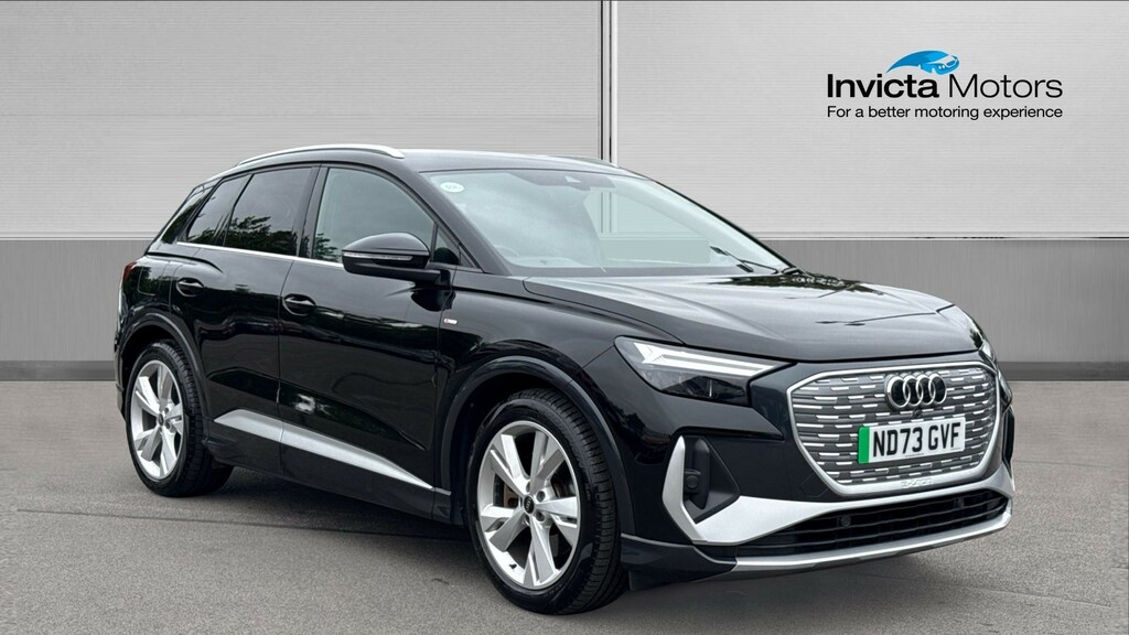Audi Q4 E Tron S Line Black