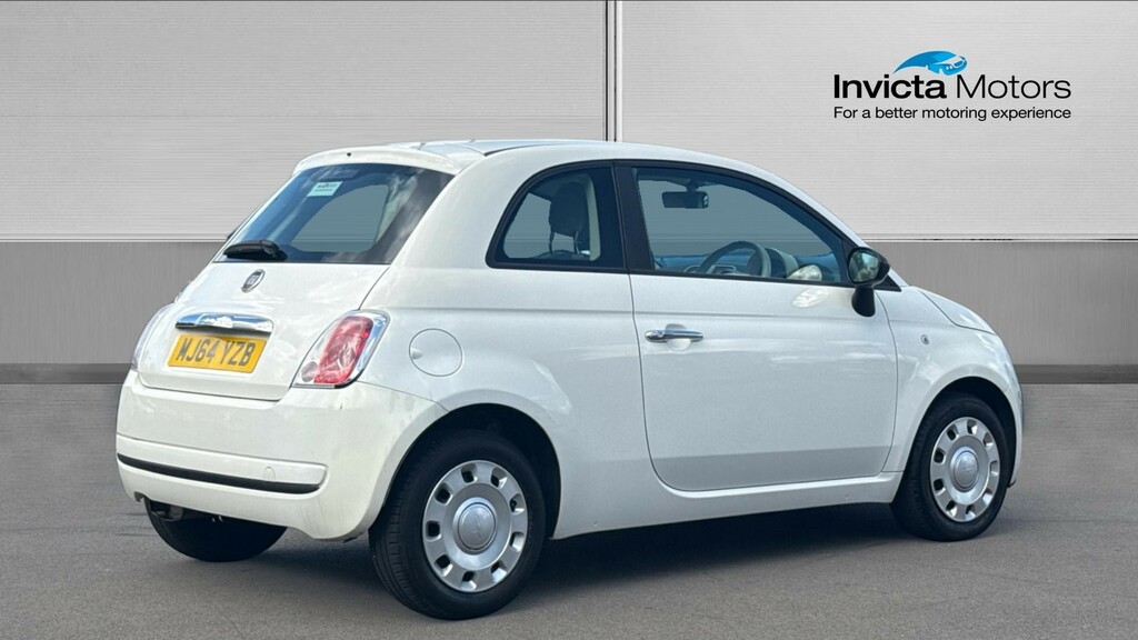 Fiat 500 Pop White #3