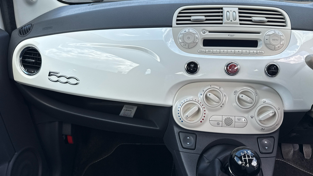 Fiat 500 1.2 Lounge Bluetooth, Pan Roof White #12
