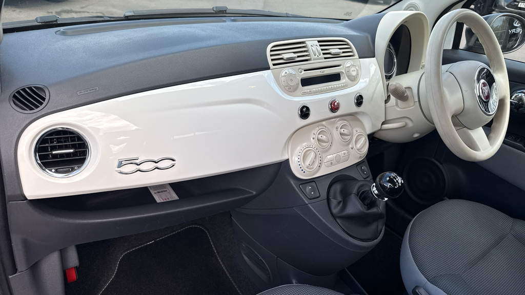 Fiat 500 1.2 Lounge Bluetooth, Pan Roof White #10
