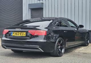 Audi A5 2.0 Tdi Black Edition Sportback Black #5
