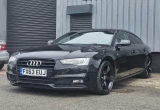 Audi A5 2.0 Tdi Black Edition Sportback Black #6