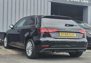 Audi A3 1.6 Tdi Se Technik Hatchback S Tronic E OY66EXR Black #2