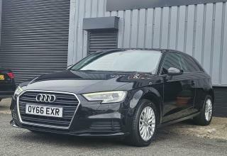 Audi A3 1.6 Tdi Se Technik Hatchback S Tronic E OY66EXR Black #5