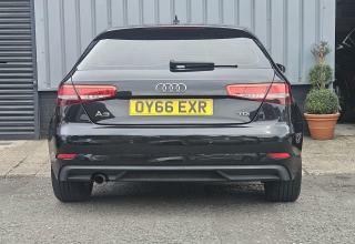 Audi A3 1.6 Tdi Se Technik Hatchback S Tronic E OY66EXR Black #4