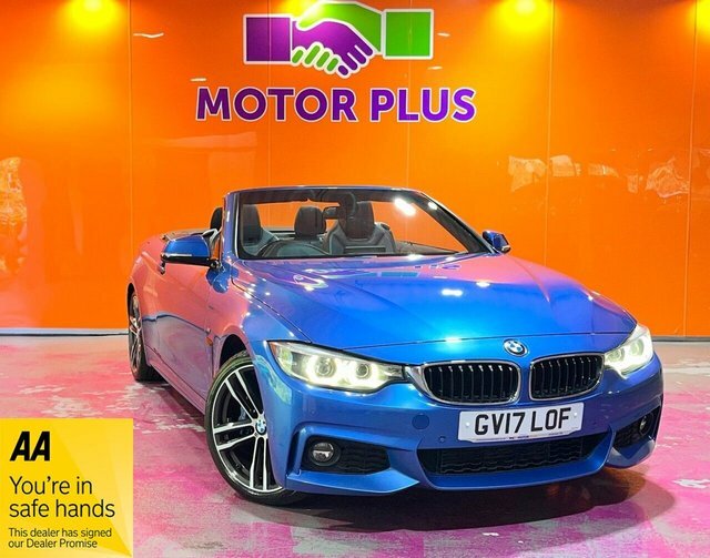 BMW 4 Series 2.0 420D M Sport Convertible Euro Blue