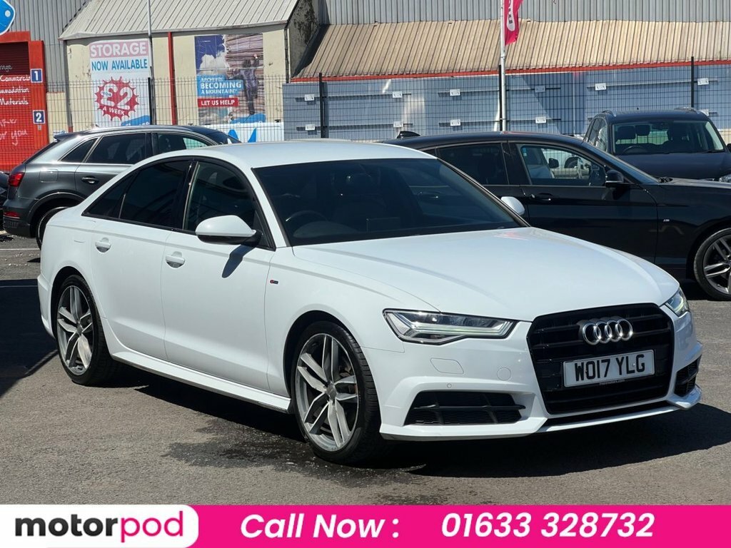 Audi A6 Saloon 2L Black Edition WO17YLG White #3