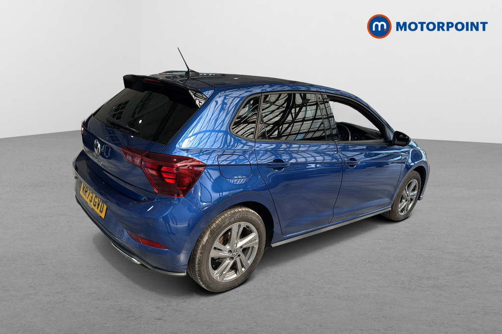 Volkswagen Polo 1.0 Tsi 110 R-line Dsg KR73GVD Blue #5