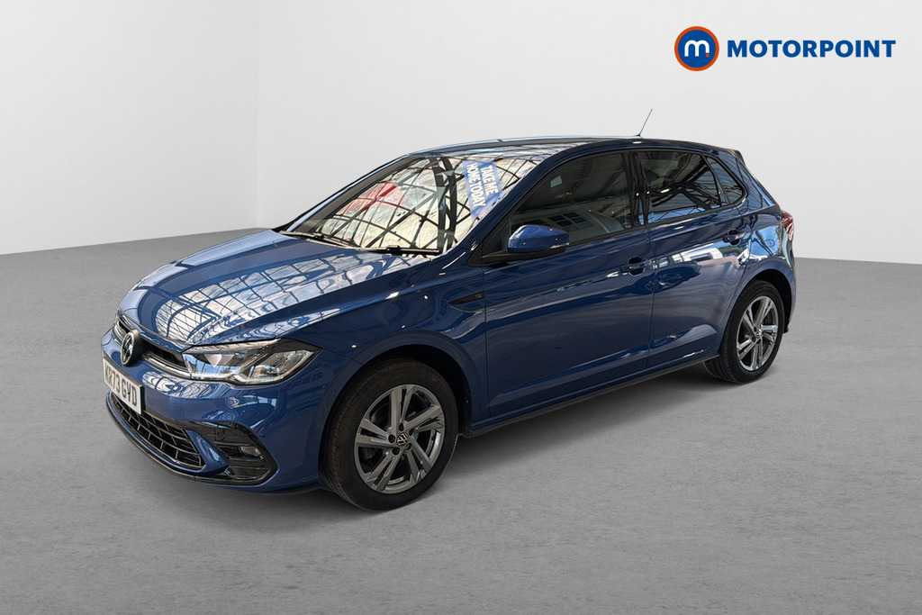 Volkswagen Polo 1.0 Tsi 110 R-line Dsg KR73GVD Blue #3