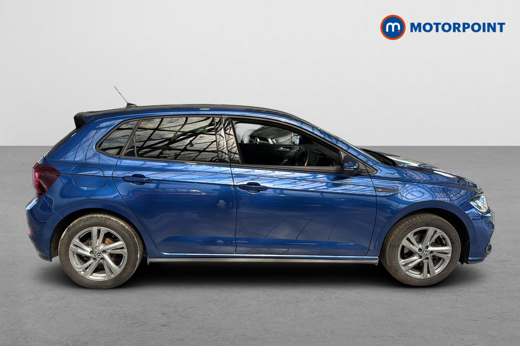 Volkswagen Polo 1.0 Tsi 110 R-line Dsg KR73GVD Blue #4