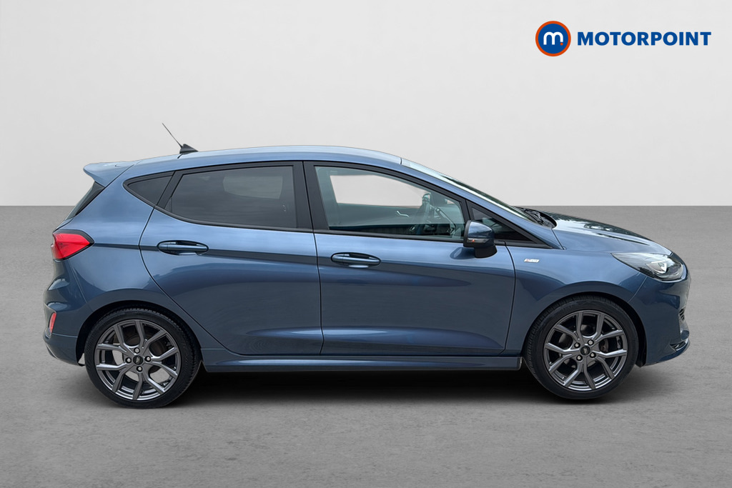 Ford Fiesta 1.0 Ecoboost Hybrid Mhev 125 St-line SN22LHM Blue #4