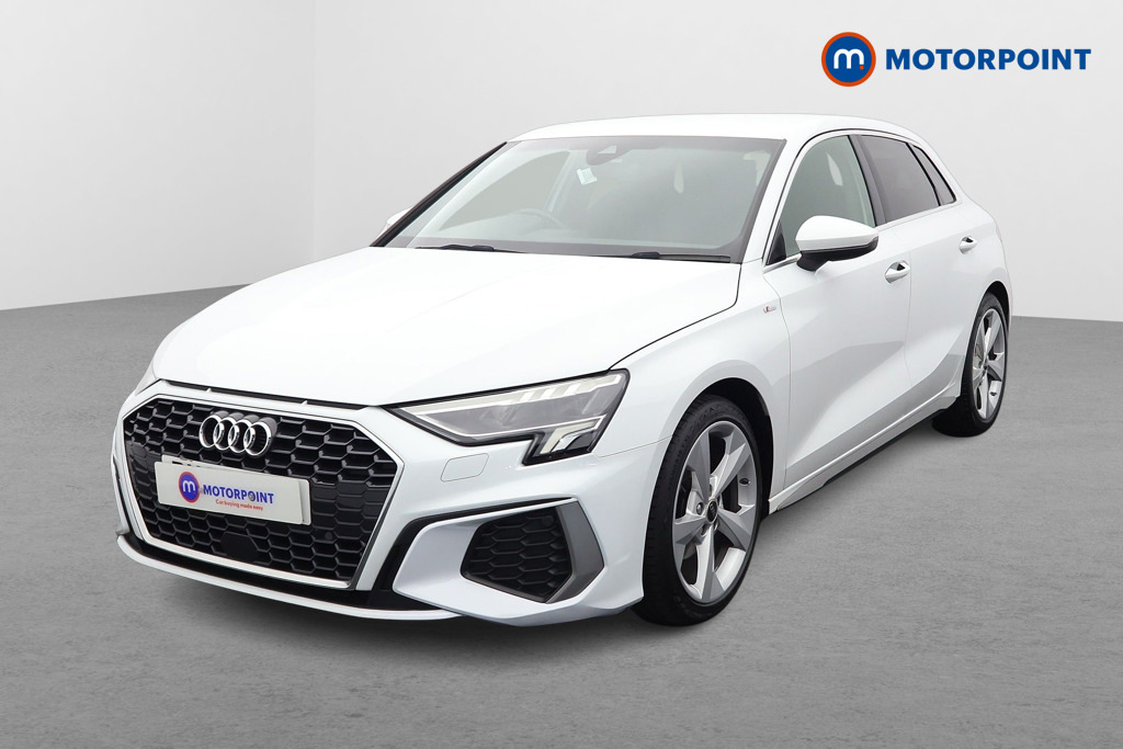 Audi A3 30 Tfsi S Line S Tronic RK23LMU White #3