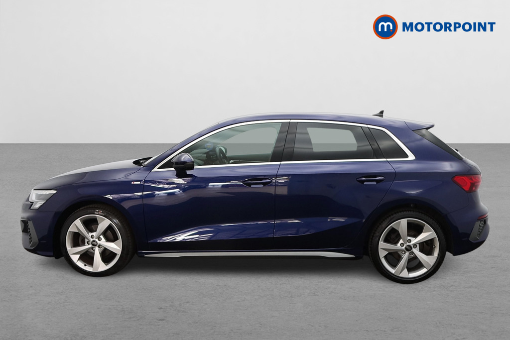 Audi A3 30 Tfsi S Line NJ23HKY Blue #4