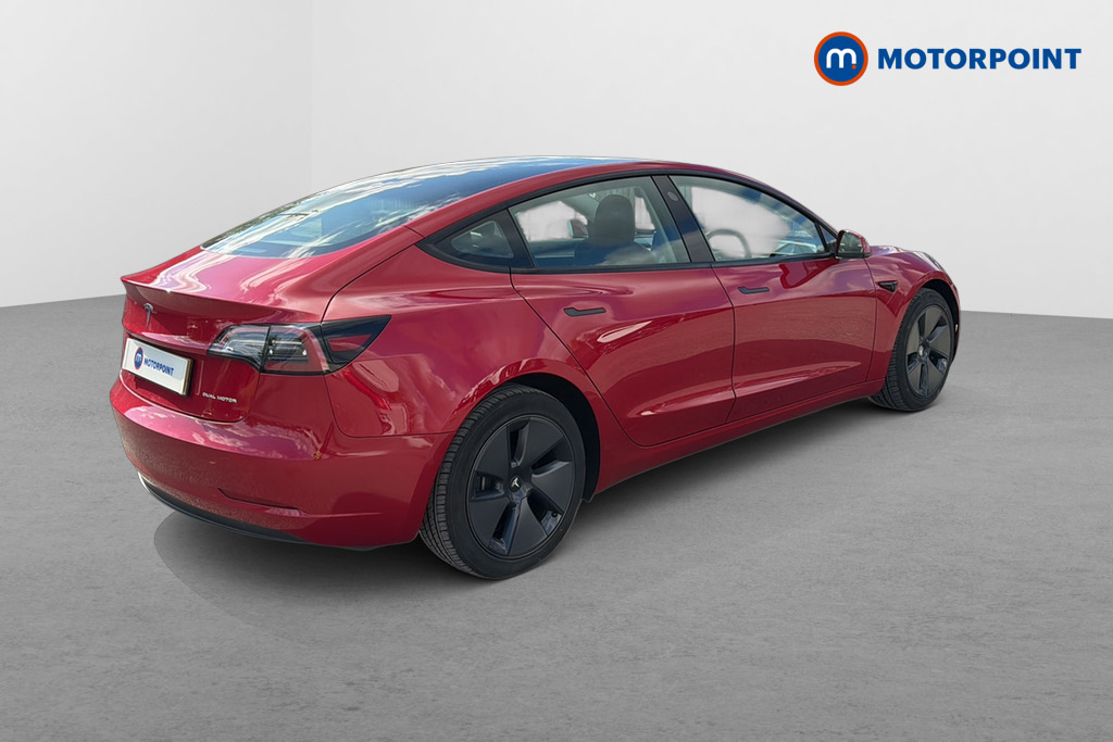 Tesla Model 3 Long Range Awd Red #4