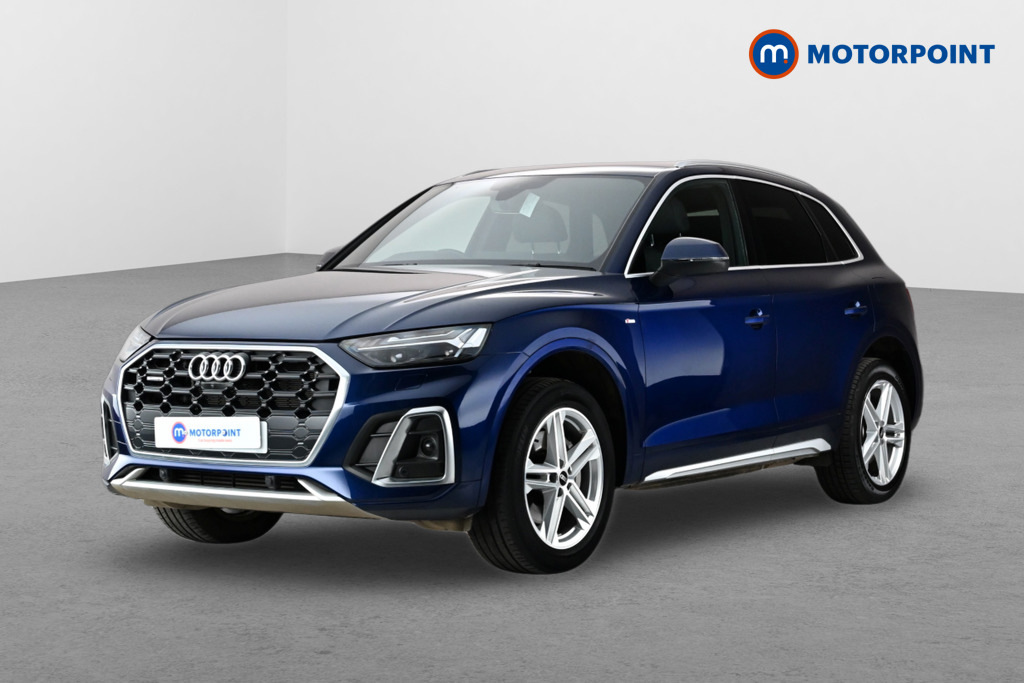 Audi Q5 50 Tfsi E Quattro S Line S Tronic RJ23WOR Blue #3