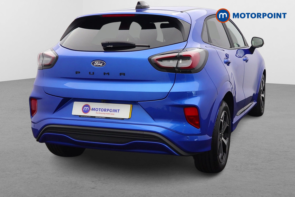 Ford Puma 1.0 Ecoboost Hybrid Mhev St-line FE74EWW Blue #4