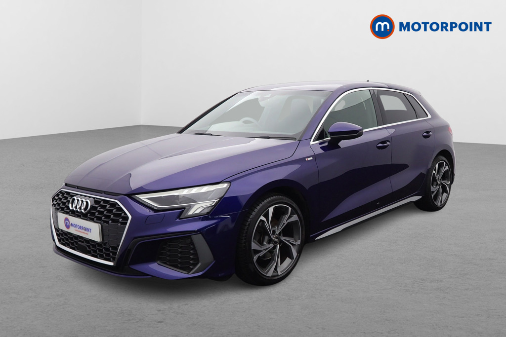 Audi A3 35 Tfsi S Line YY23VBD Blue #3