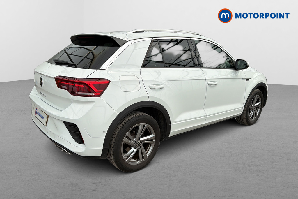 Volkswagen T-Roc 1.5 Tsi R-line Dsg White #4