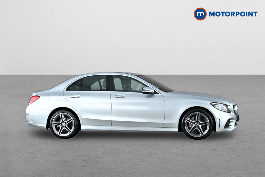 Mercedes-Benz C Class C200 Amg Line Premium 9G-tronic Silver #3