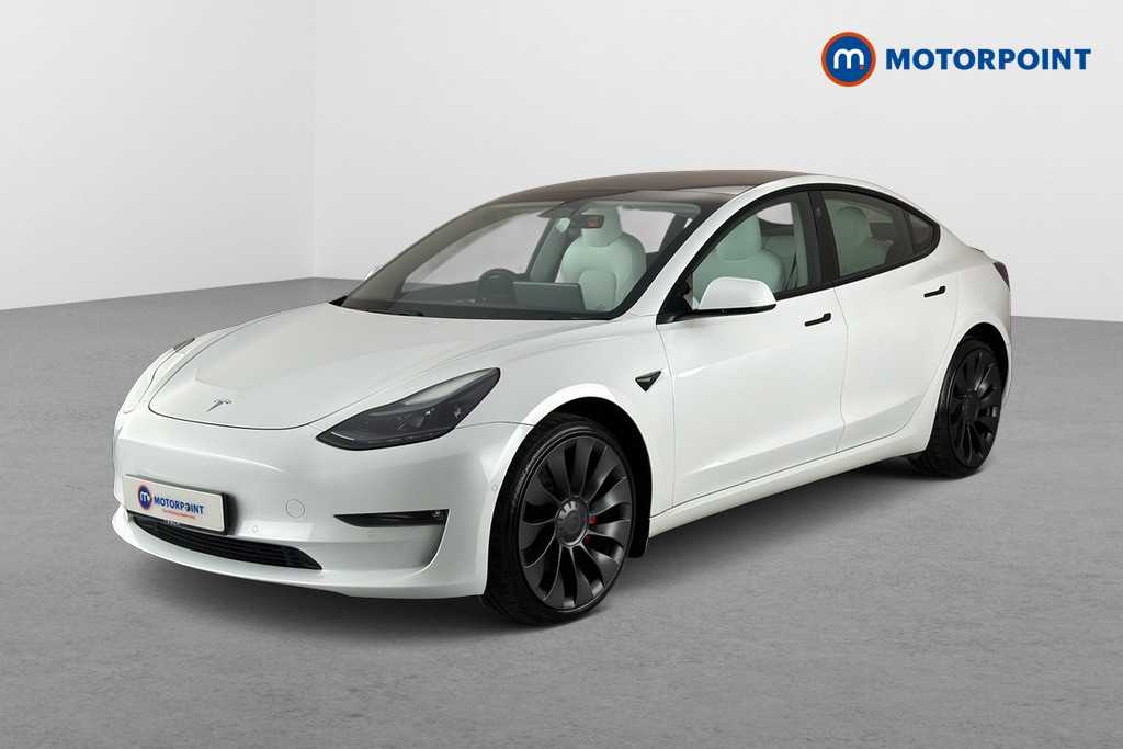 Tesla Model 3 Performance Awd Performance Upgrade White #2