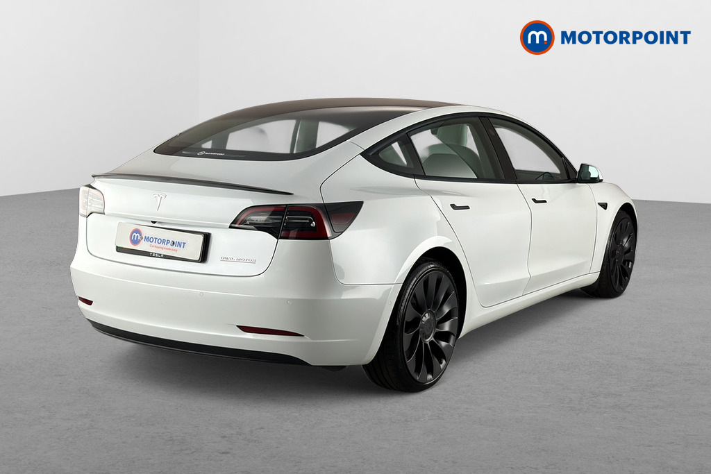 Tesla Model 3 Performance Awd Performance Upgrade White #3