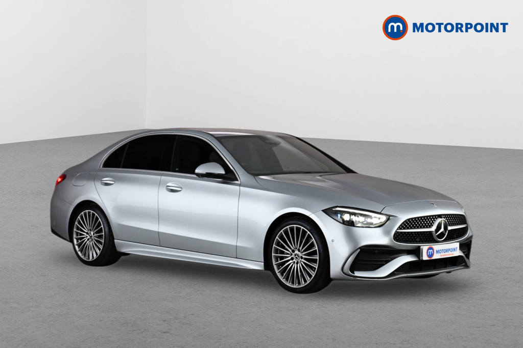 Mercedes-Benz C Class C200 Amg Line Premium 9G-tronic Silver