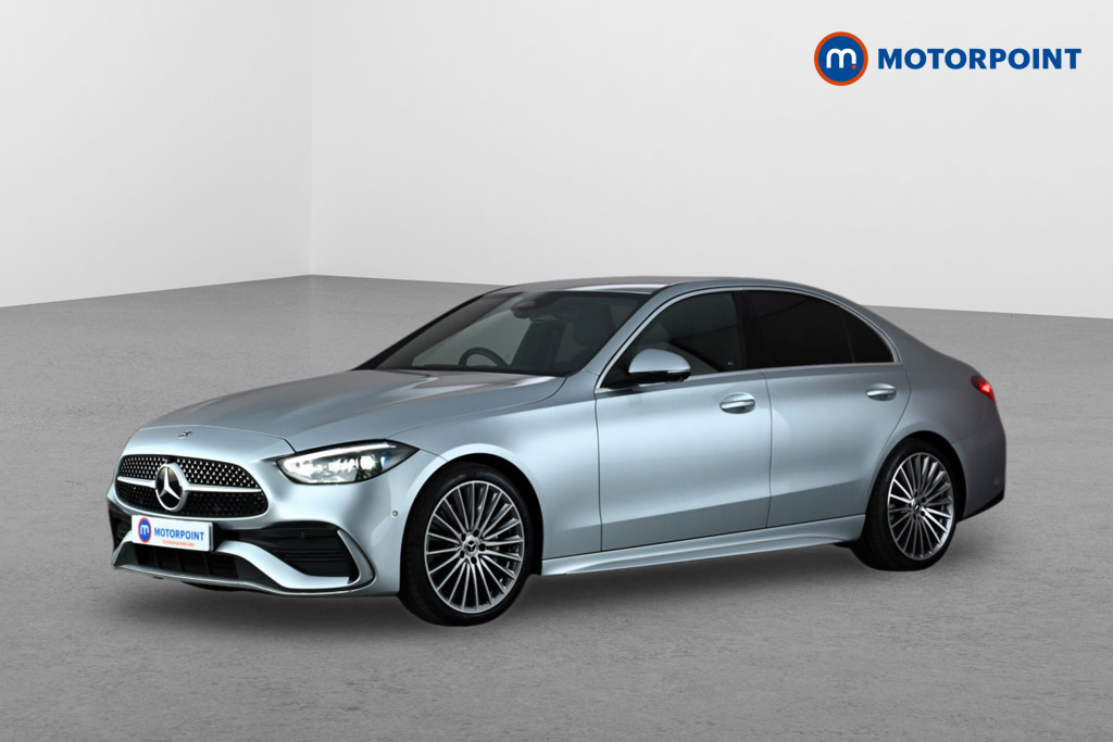 Mercedes-Benz C Class C200 Amg Line Premium 9G-tronic Silver #3