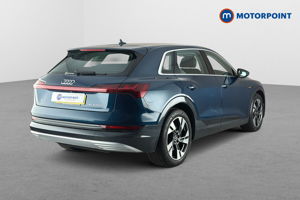 Audi E-tron 230Kw 50 Quattro 71Kwh Sport BK23OJE Blue #4