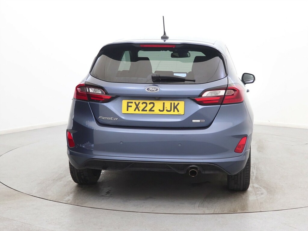 Ford Fiesta 1.0 Ecoboost Hybrid Mhev 125 St-line Vignale FX22JJK Blue #6