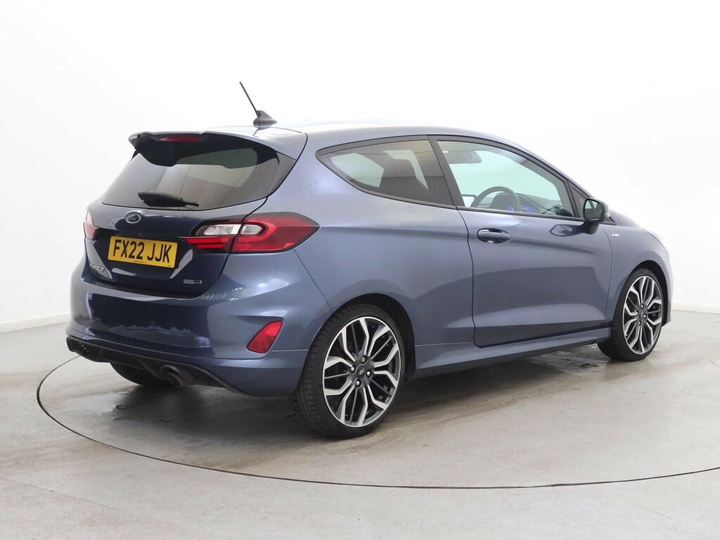 Ford Fiesta 1.0 Ecoboost Hybrid Mhev 125 St-line Vignale FX22JJK Blue #5