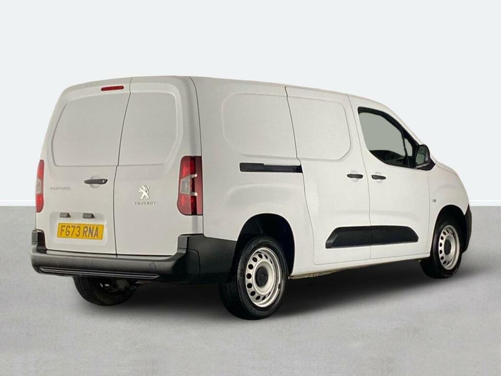Peugeot Partner 950 1.5 Bluehdi 100 Professional Premium Van FG73RNA White #3