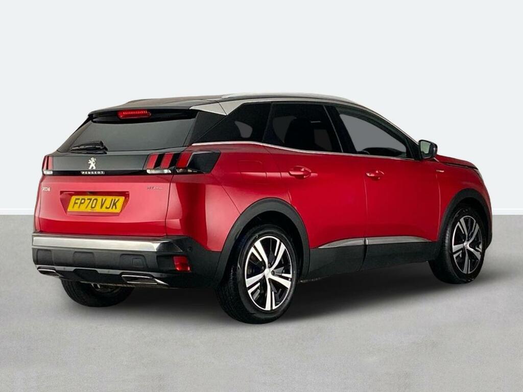 Peugeot 3008 1.6 Hybrid 225 Gt Line E-eat8 FP70VJK Red #3