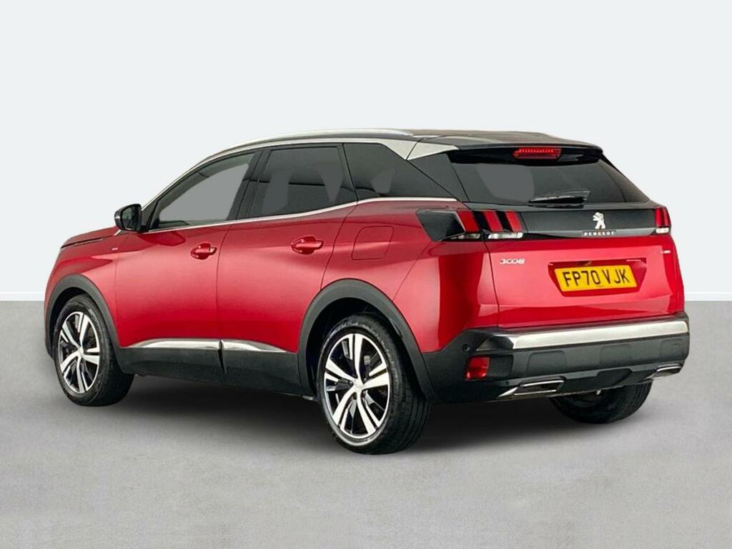 Peugeot 3008 1.6 Hybrid 225 Gt Line E-eat8 FP70VJK Red #5