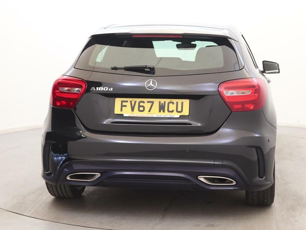 Mercedes-Benz A Class A180d Amg Line Executive FV67WCU Black #6